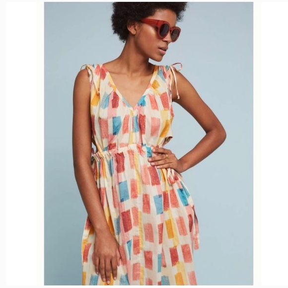 Anthropologie Lilka Painters palette cutout Dress - Picture 2 of 6